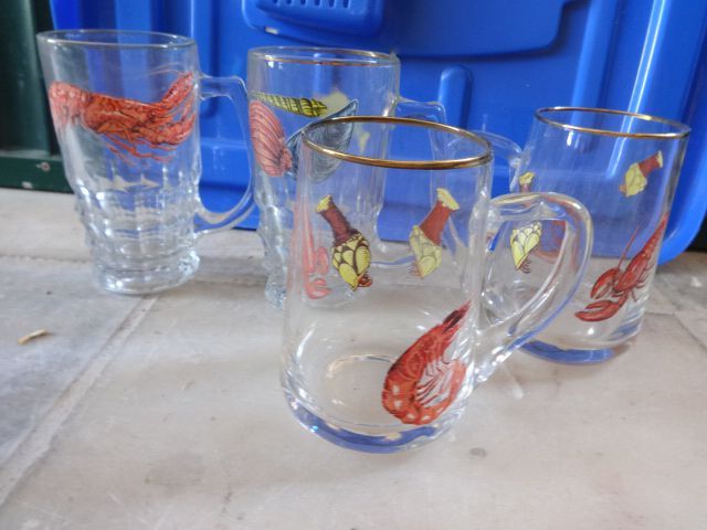 Canecas antigas - tema marisco (decada de 80)