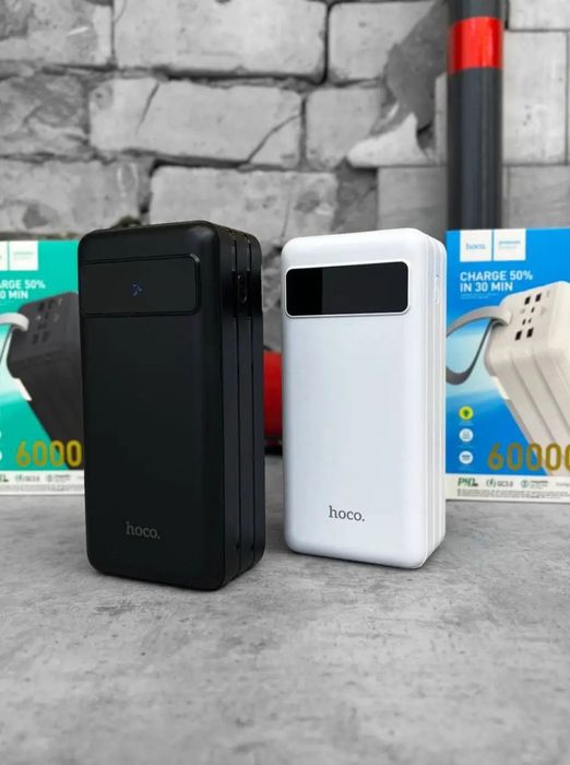 Топ.Павербанк Hoco J86B (60000mAh 22.5W).Оригінал