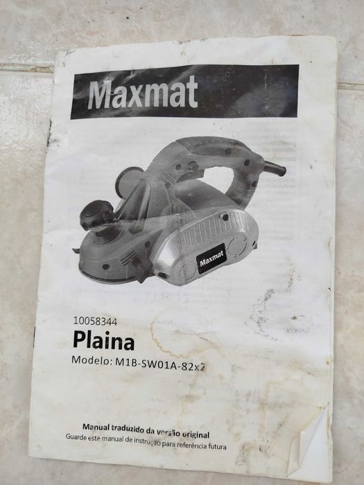 Plaina elétrica pouco uso