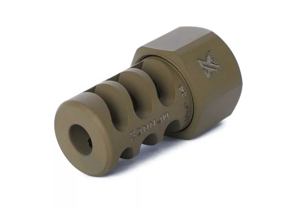 Xgun Muzzle ДТК для AR-10 АК кал. .30 (7.62) різьба 5/8-24 нержавіюча сталь FDE
