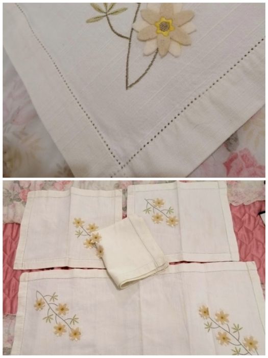 Fronhas antigas. Panos de cozinha.