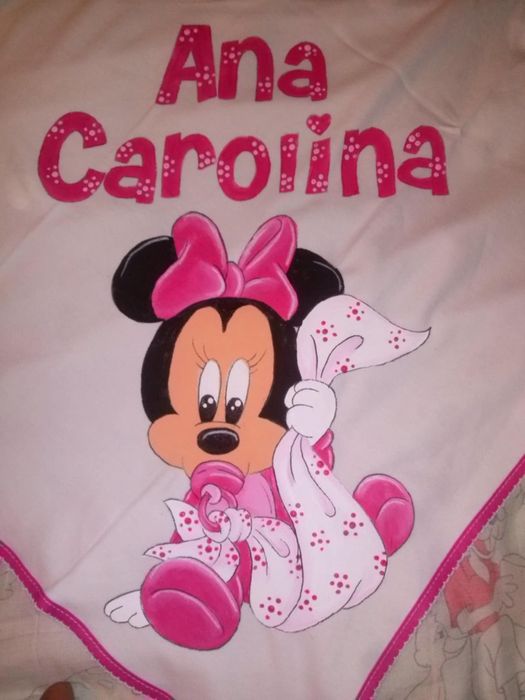 Fraldas pintadas a mão