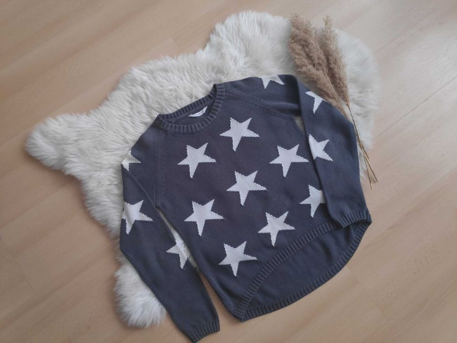 Cubus sweter w gwiazdy 158 / 34 XS / 36 S