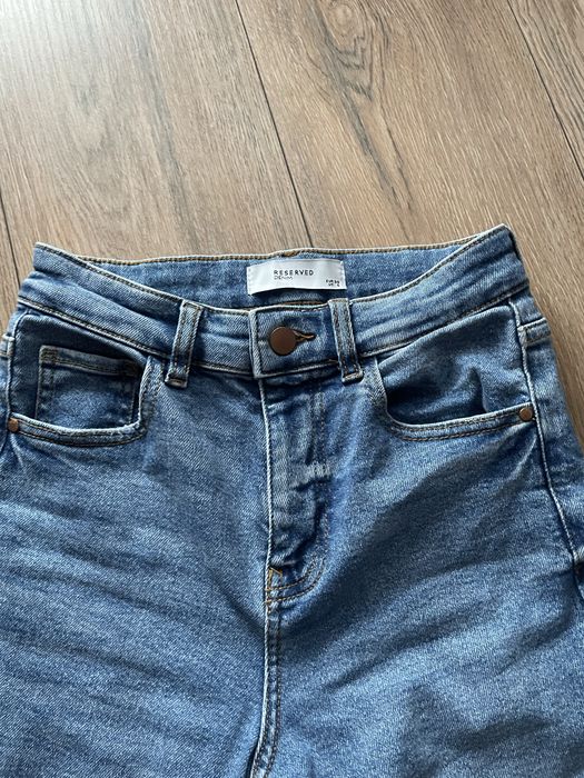 Spodnie jeansy dzwony xs