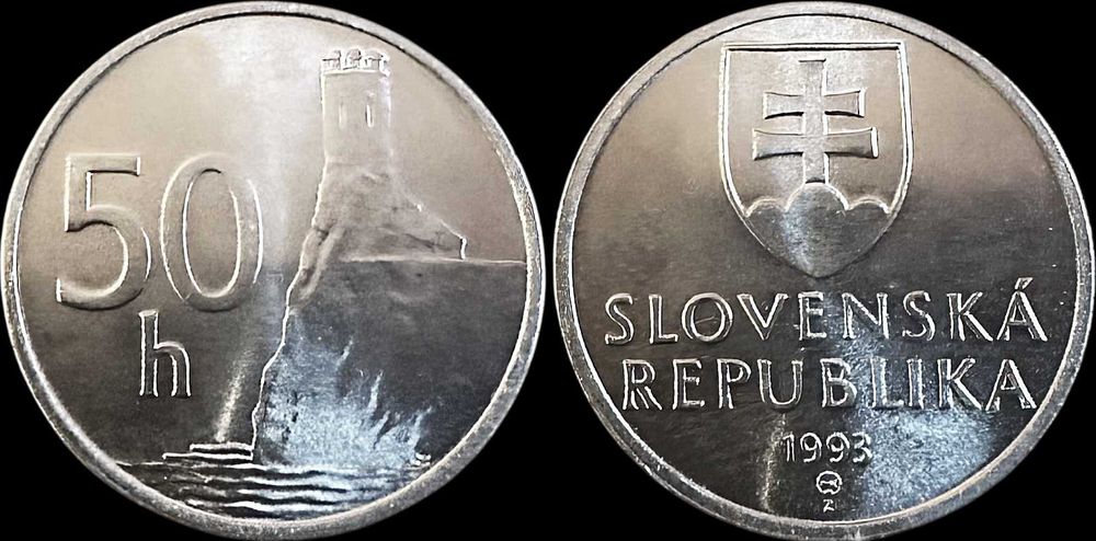 50 Halierov - 1993 - Eslováquia - Castelo de Devín