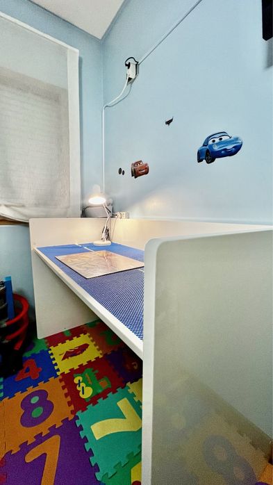 Quarto criança / juvenil / solteiro com mesinhas e secretária (Trama)