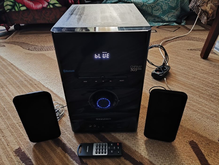 Акустика 2.1 Bluetooth, USB, + пульт