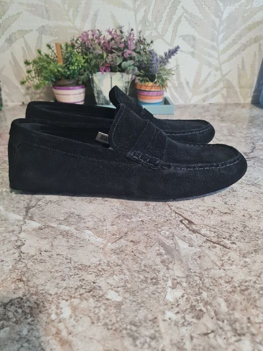 Замшеві мокасини  Zara