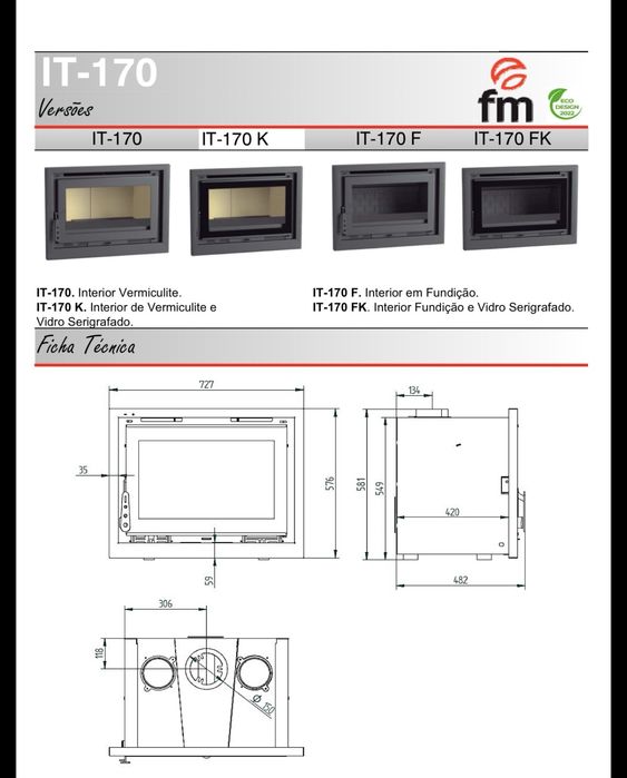 Recuperador de calor - FM. IT-170 K