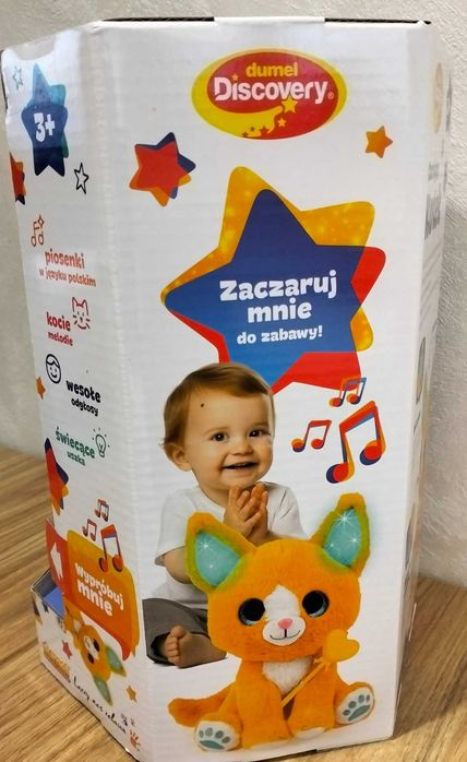 Dumel Discovery Czarujący interaktywny rudy kotek