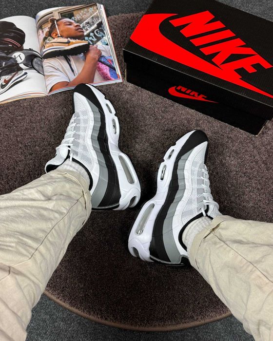 !SALE! Nike Air Max 95 White Black 41 42 43 44 45 46 найк айр макс