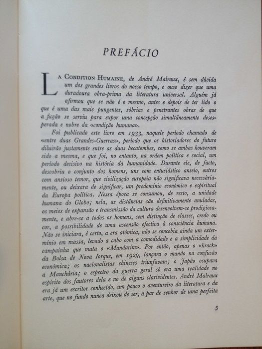 André Malraux - A condição humana