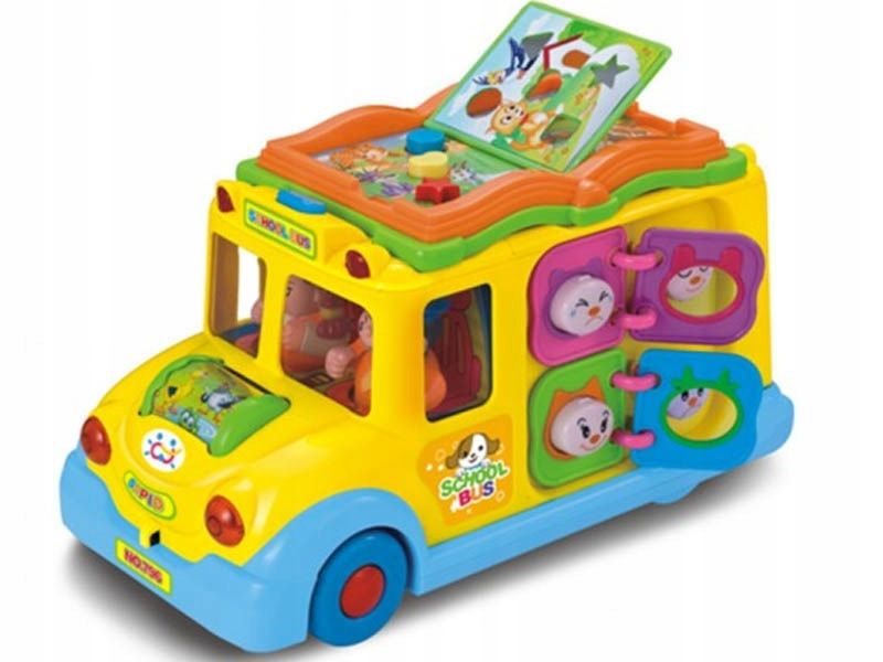 Autobus Interaktywny Książka Edukacyjna Szkolny