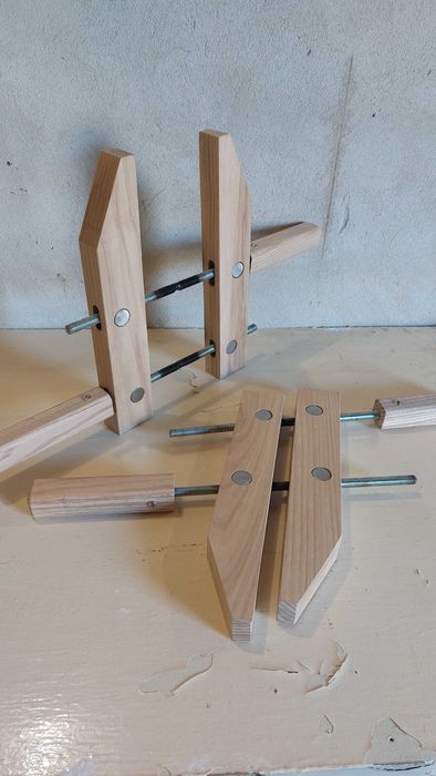 Дерев'яні гвинтові столярні лещата струбцини Wooden Handscrew Clamps