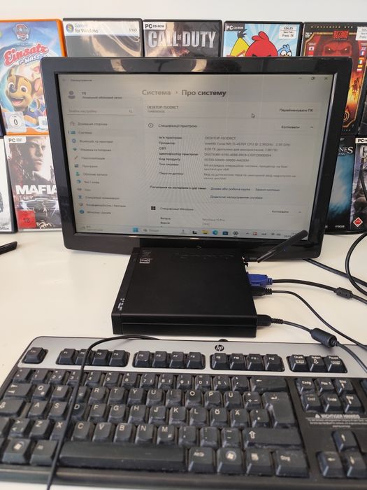 Lenovo ThinkCentre M93 Mini PC i5 SSD 8 оперативної