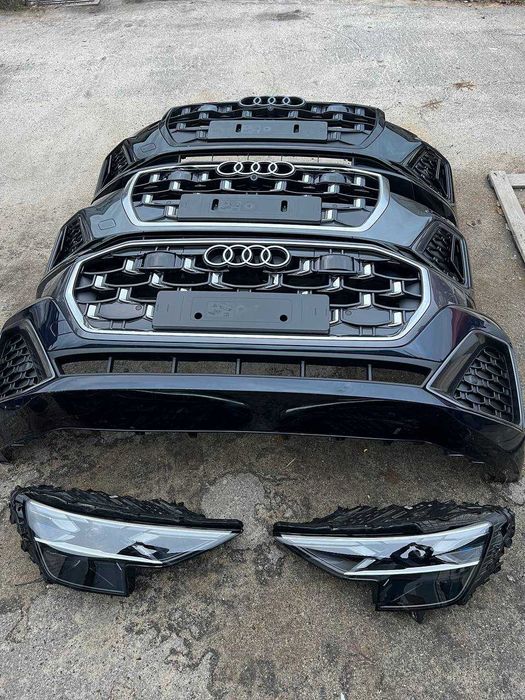 Бампер Audi Q8 Капот Ку8 Решётка Ауді Ку 8 Фары Радиаторы  Панель