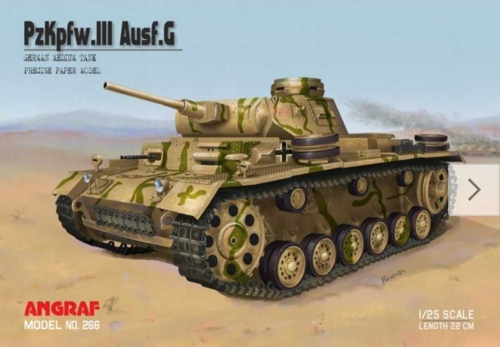 Pzkpfw III ausf G Angraf model