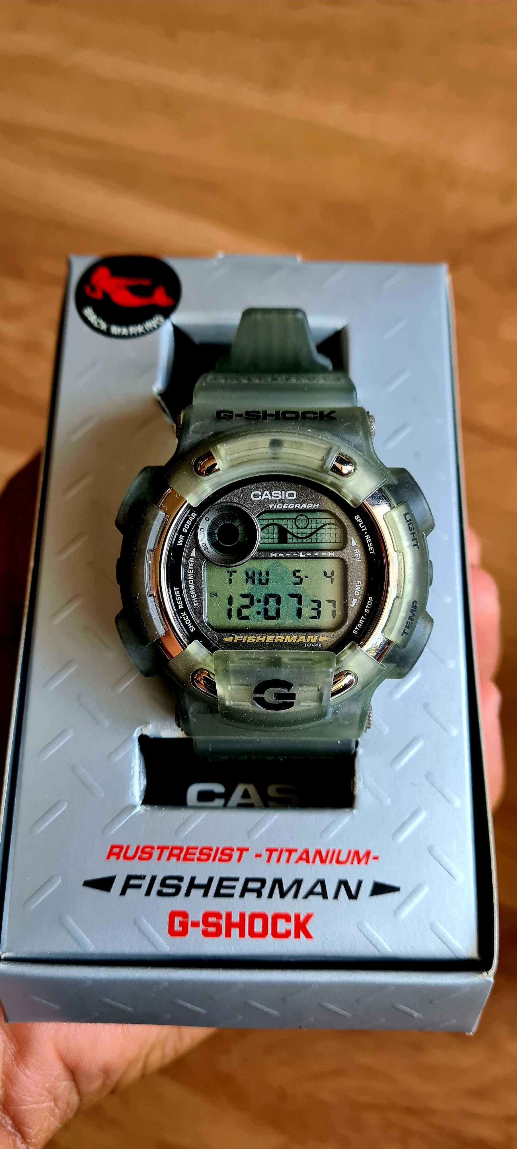 Gshock DW8600 FISHERMAN Titanium ROK 1998 MEN IN SMOKE Krakow Pr dnik Czerwony OLX.pl