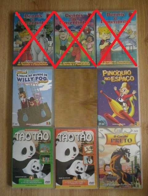 21 dvds Desenhos Animados Castelo Andante Surf Pimentinha Hawk Quico