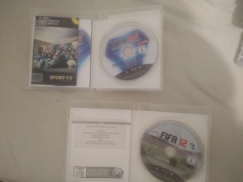 Jogos PS3 FIFA e PES 2010 a 2013