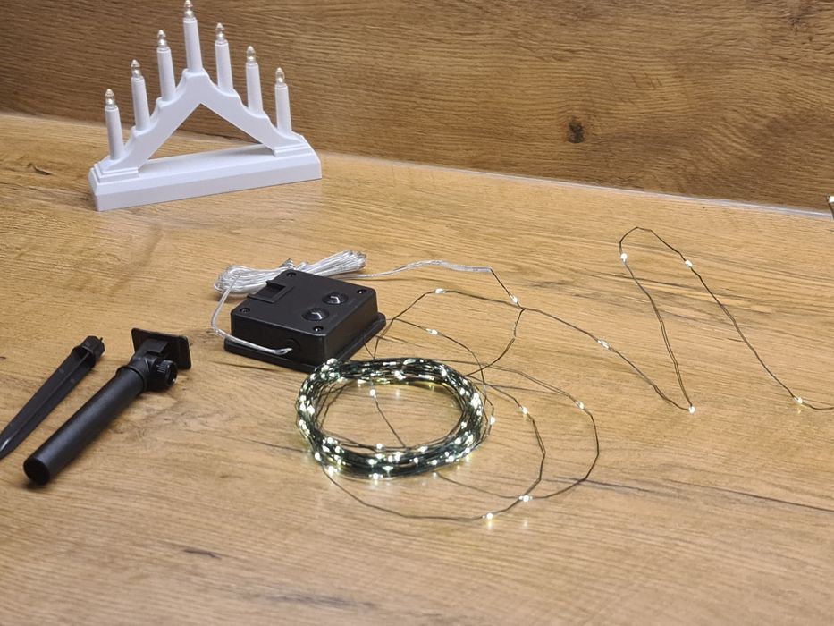 Solarne Lampki na drzewko LED 10 m 100 lampek