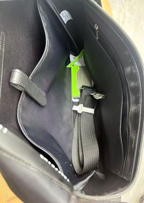 100% authentic Longchamp Black Briefcase