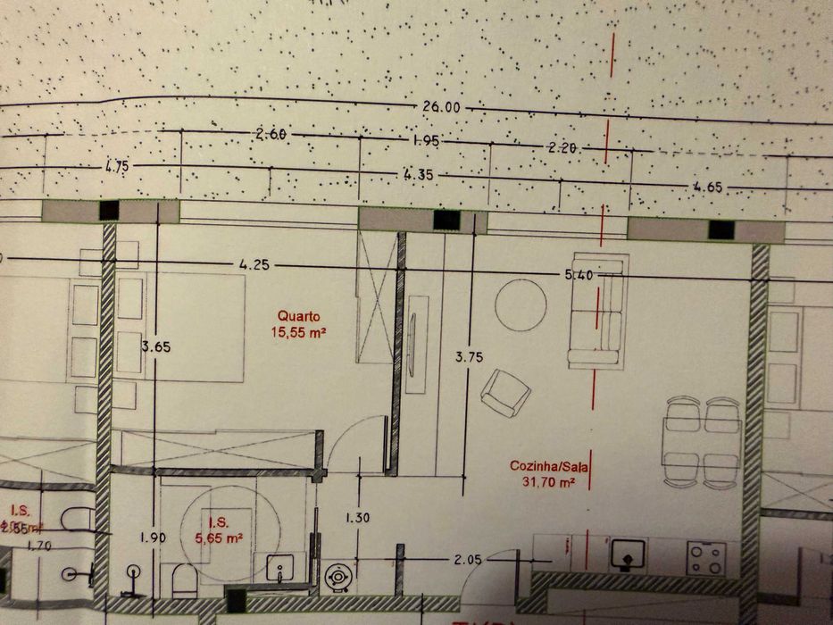 Apartamento T1 Novo - Covilhã