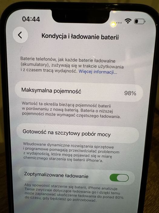 iPhone 13 Pro Max 128 GB 98% kondycja baterii