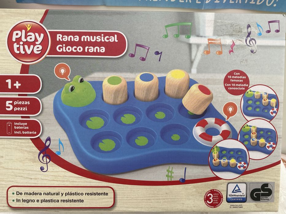 Montessori Brinquedos Visual Musical Letras