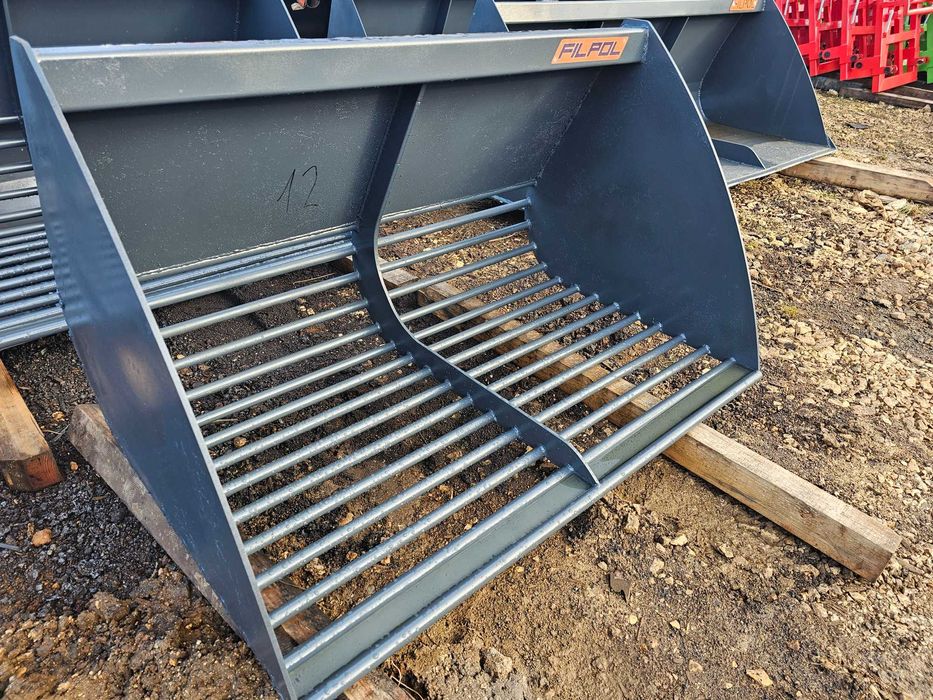 Przesiewowa ażurowa do tura łyżka do koparki koparko ładowarki łycha