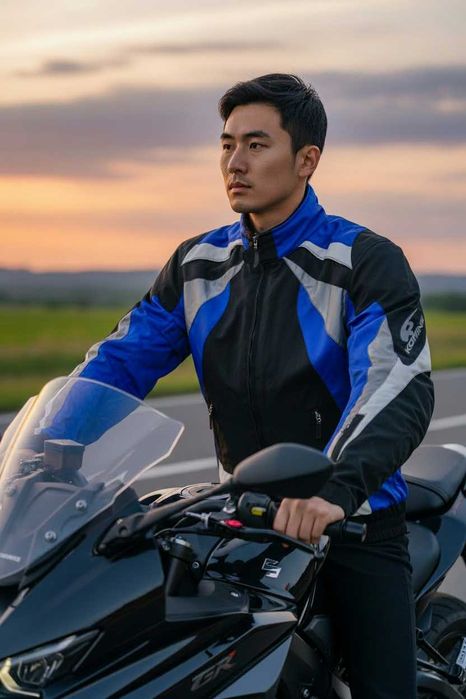 Рідкісна вінтажна мотоциклетна куртка Komine Tokyo стиль та захист