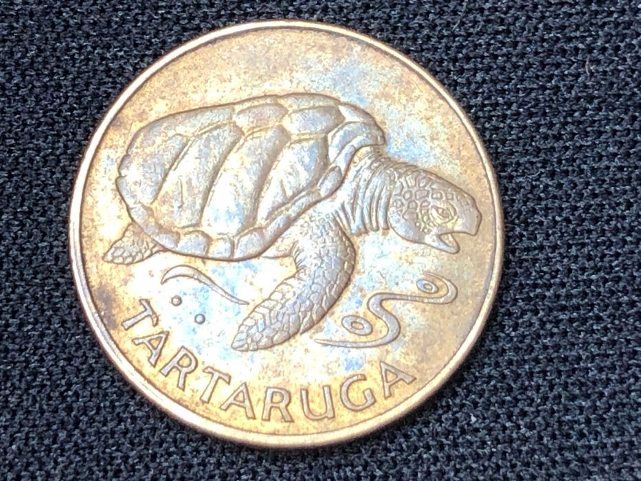 Cabo Verde 1994 - 1 Escudo Aço - Tartaruga