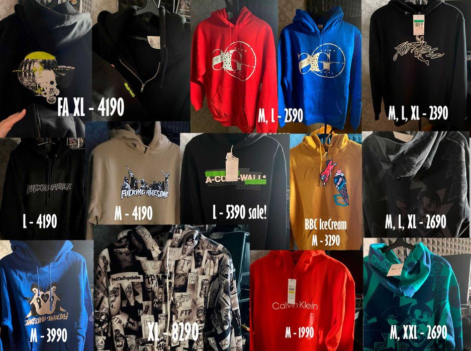 Худі True FA Pleasures - Glo Religion Gang  | Від S до XXL | Оригінал!