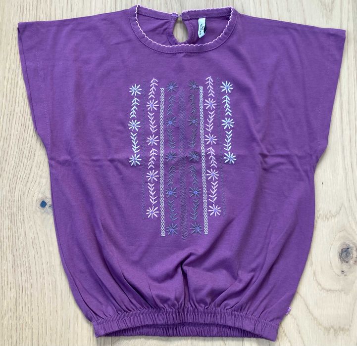 Koszulka dziewczęca fioletowa elegancka Fransa r. 116