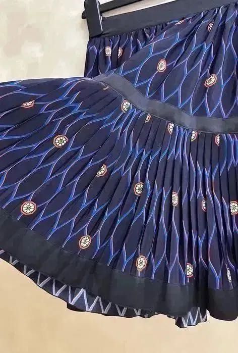 Неймовірна шовкова спідниця KENZO H&M юбка пышная шелковая плисе шелк