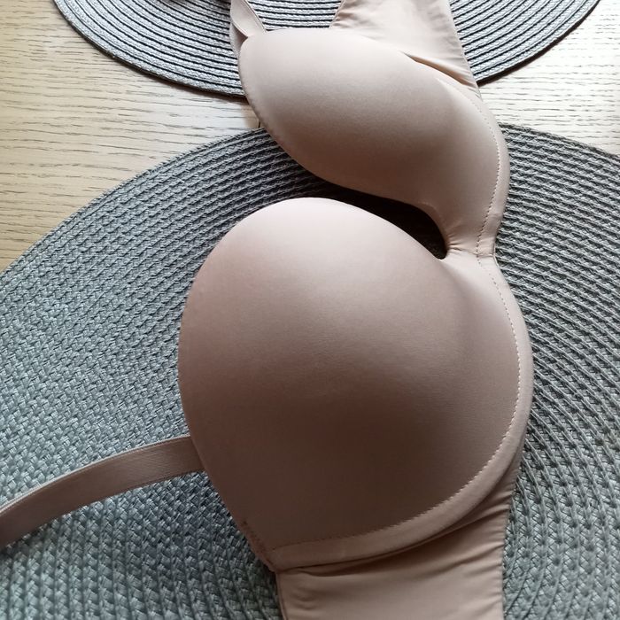 Biustonosz push up, beżowy Intimissimi  70B