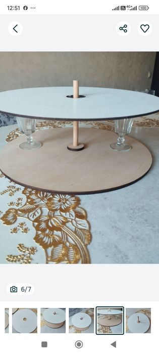 Подставка для тортов многоразовая