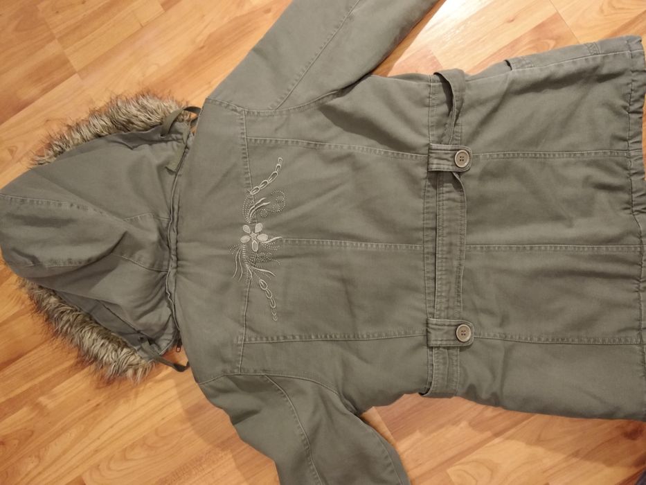 Parka kurtka roz S stan bdb