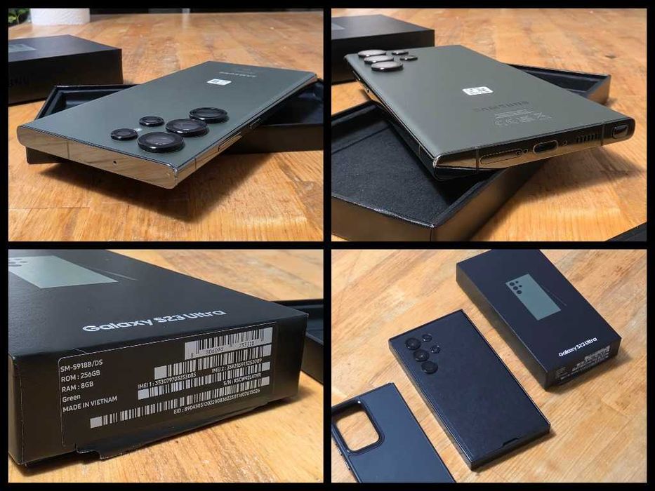 Європа. Samsung Galaxy S23 Ultra 8/256GB Green, 2sim.