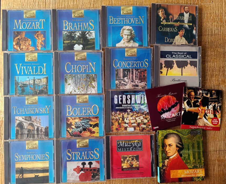 15plyt CD z muzyką klasyczną ( Klassik zum Kuschen)