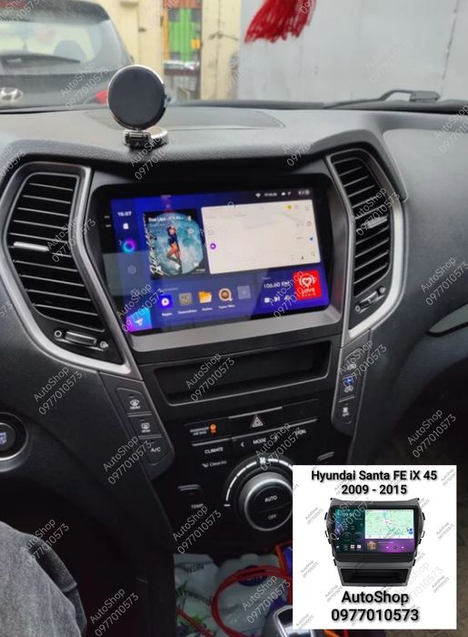 Магнитола Hyundai Santa Fe, Elantra, Tucson,  iX 45, i20, Android