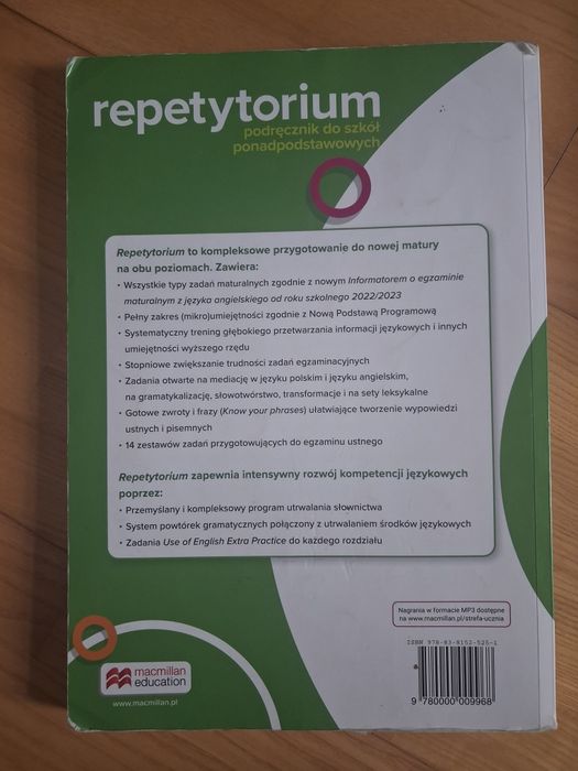 Repetytorium język angielski, Macmillan