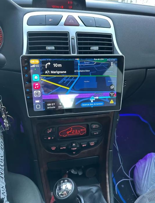 Rádio Android 14 com GPS Peugeot 307 (Artigo Novo)