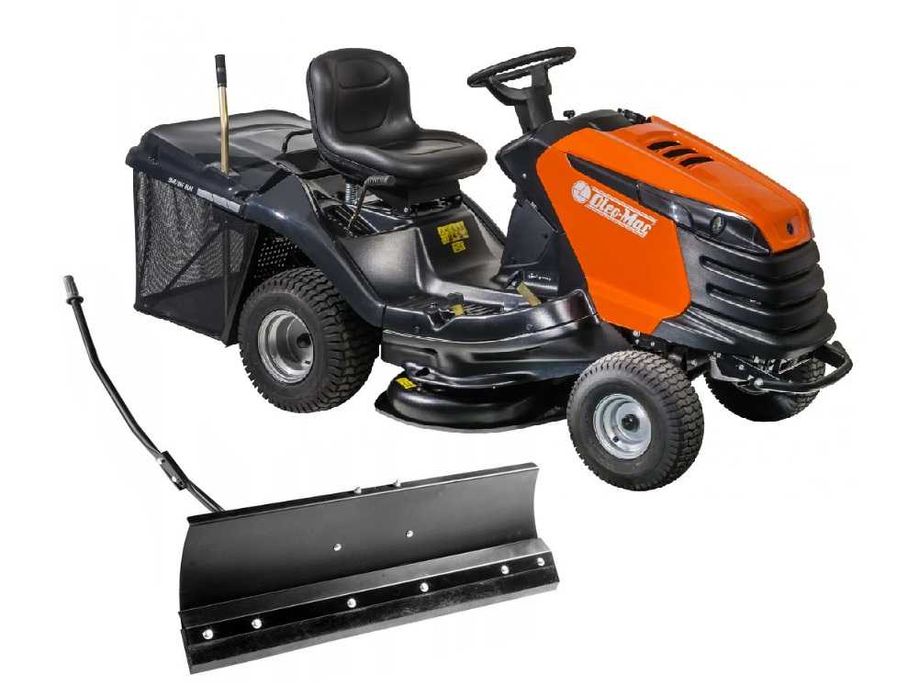 Traktorek ogrodowy Oleo-Mac OM92/16KH + pług śnieżny / DOSTAWA PREMIUM