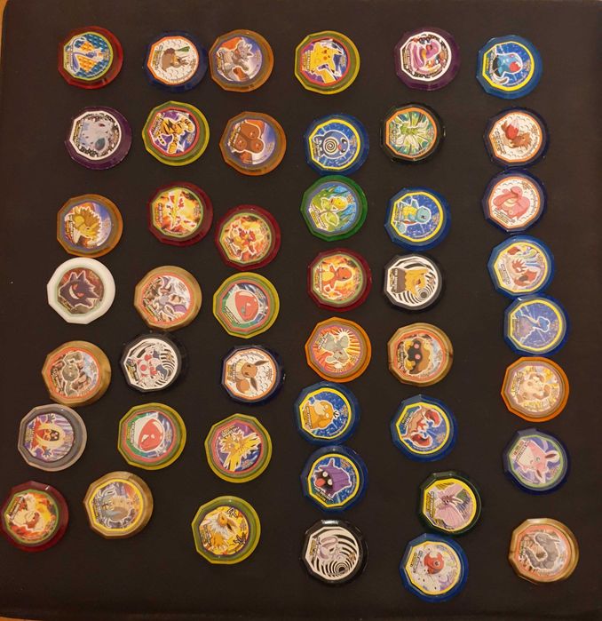 Tazos Pokémon Variados (RAROS)