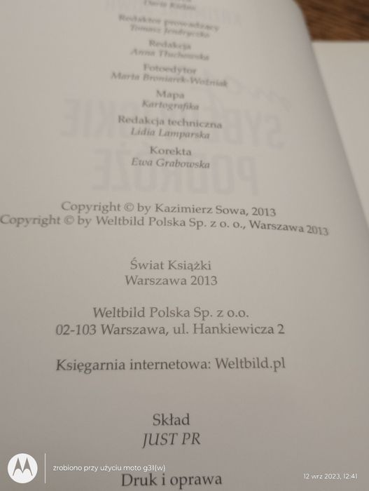 Moje syberyjske podróże. Kazimierz Sowa