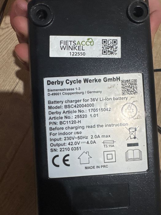 Ładowarka Derby Cycle magnetyczna rower
