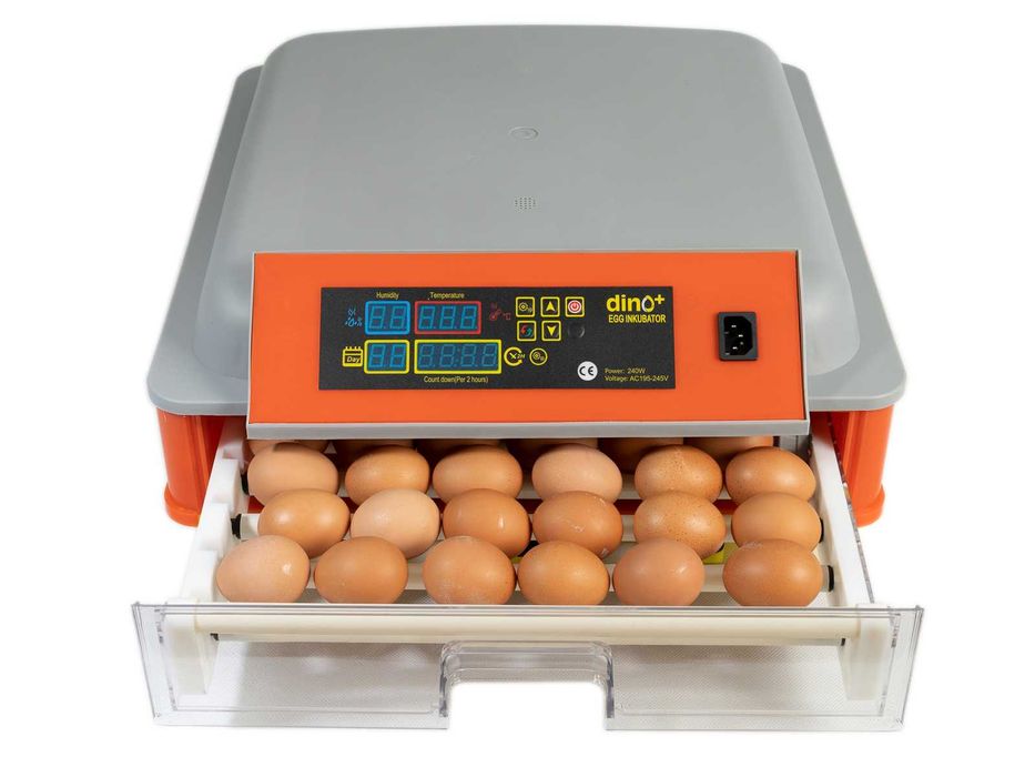 Inkubator AUTOMAT na 46 jaj DROBIU gęsi kur indyków Idealny NA PREZENT