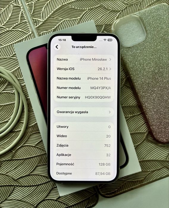 iPhone 14 Plus, stan idelany