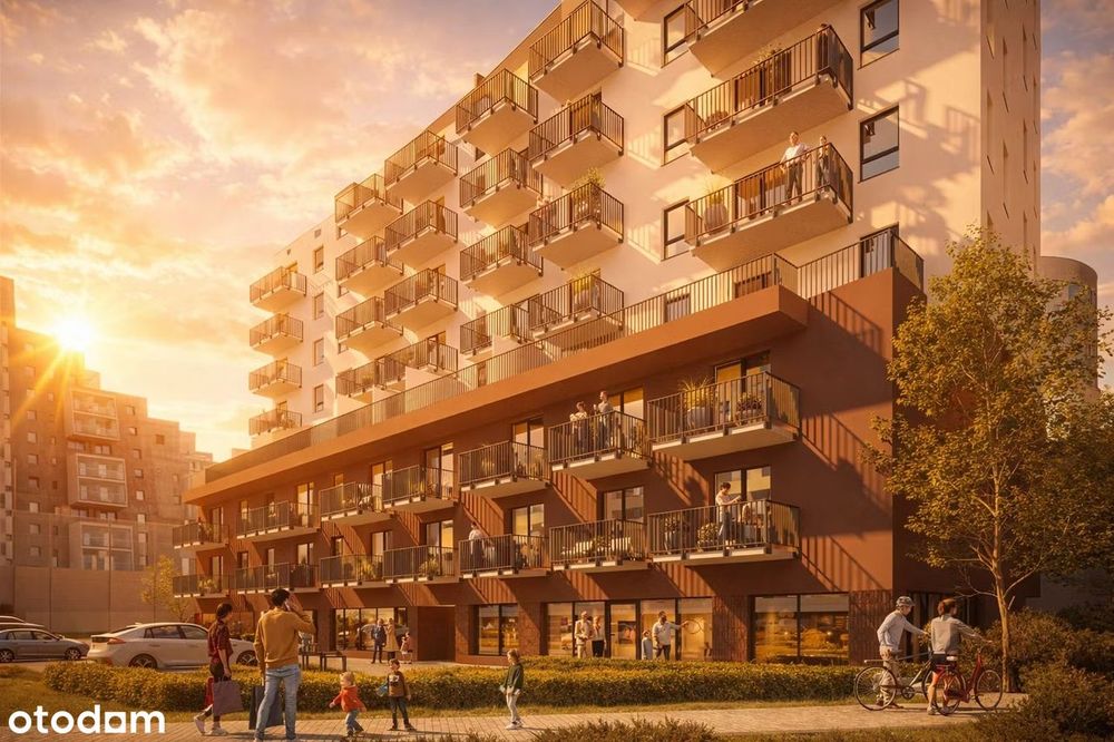 2-pokojowe mieszkanie 44m2 + balkon Bez Prowizji